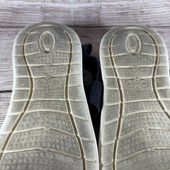 Crocs LiteRide Stretch Womens Size 10 Strap Sandals Navy Blue White - Picture 13 of 15